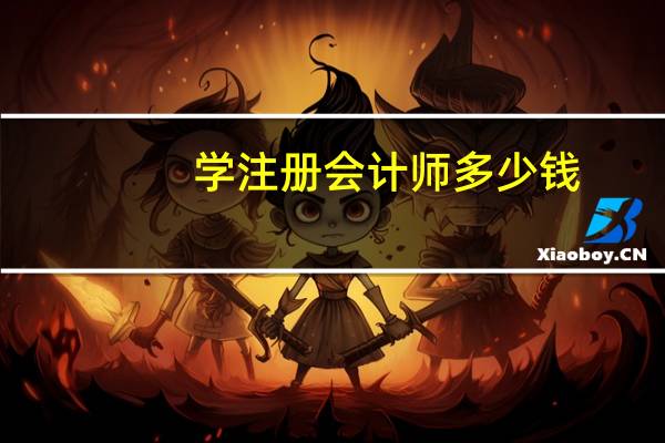学注册会计师多少钱