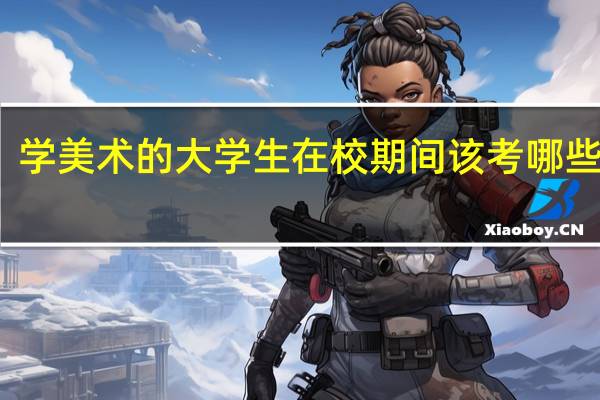 学美术的大学生在校期间该考哪些证啊