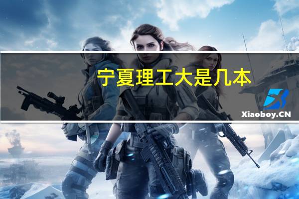 宁夏理工大是几本