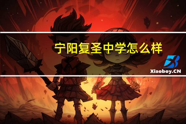 宁阳复圣中学怎么样