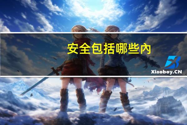 安全包括哪些內(nèi)容