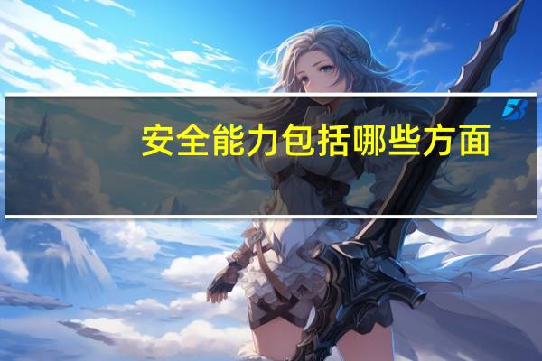 安全能力包括哪些方面