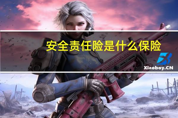 安全责任险是什么保险
