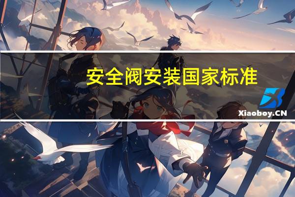 安全阀安装国家标准