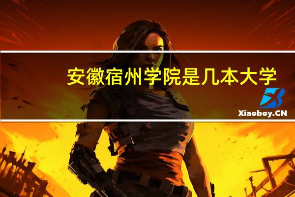 安徽宿州学院是几本大学
