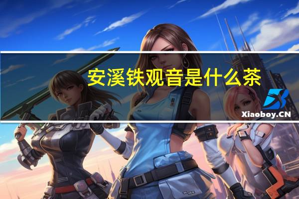 安溪铁观音是什么茶