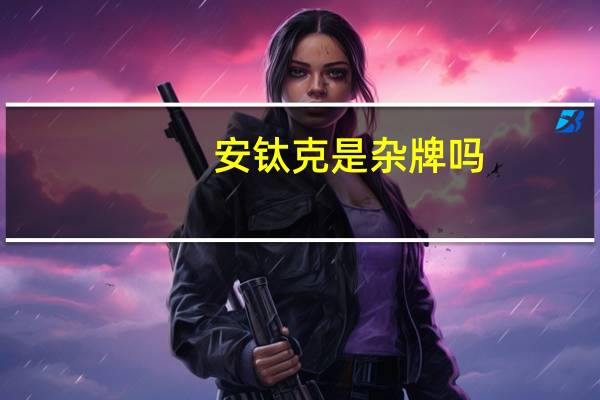安钛克是杂牌吗