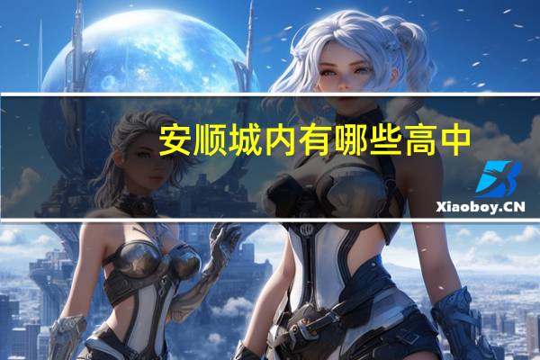 安顺城内有哪些高中