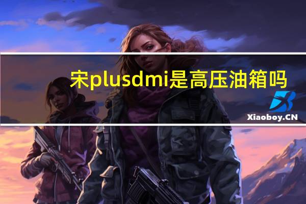 宋plusdmi是高压油箱吗