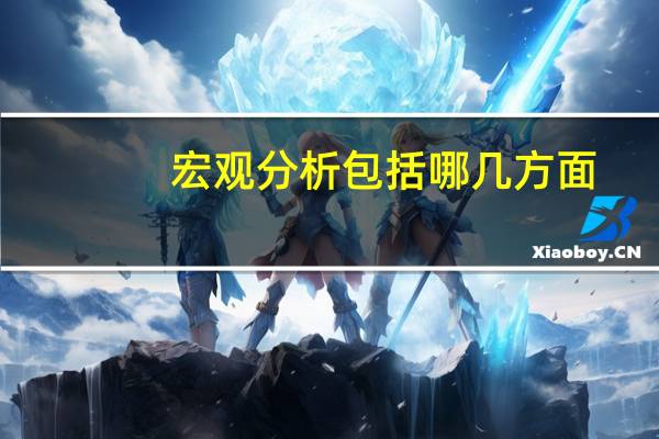 宏观分析包括哪几方面