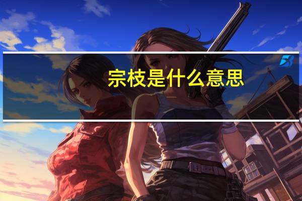 宗枝是什么意思