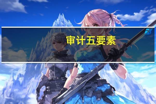 审计五要素