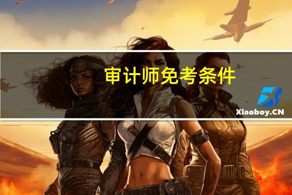 审计师免考条件
