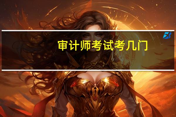 审计师考试考几门