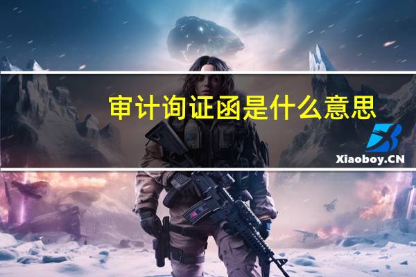 审计询证函是什么意思