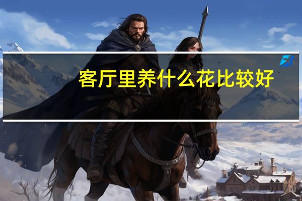 客厅里养什么花比较好