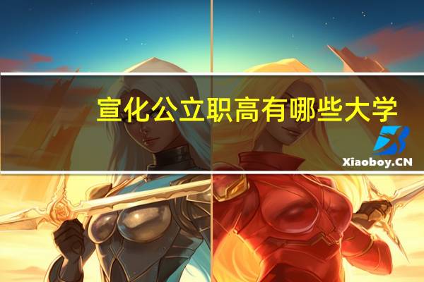 宣化公立职高有哪些大学