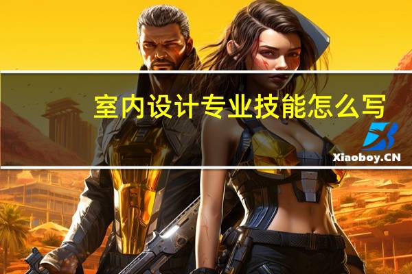 室内设计专业技能怎么写