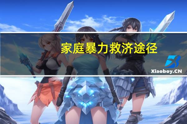 家庭暴力救济途径