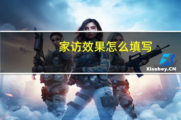 家访效果怎么填写