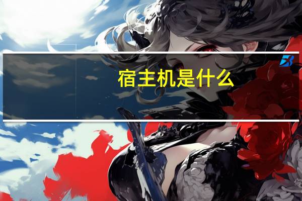宿主机是什么