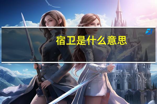 宿卫是什么意思