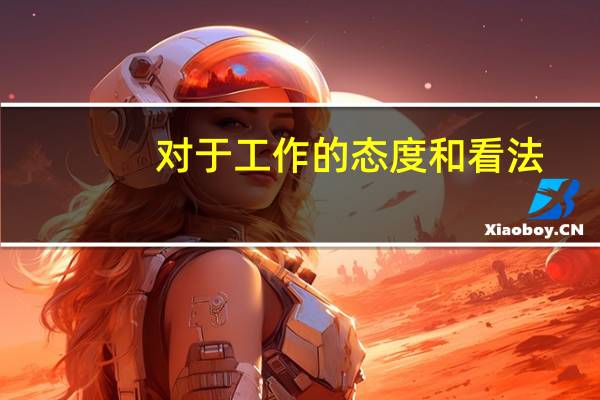 对于工作的态度和看法