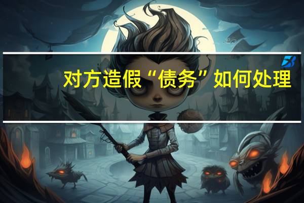 对方造假“债务”如何处理