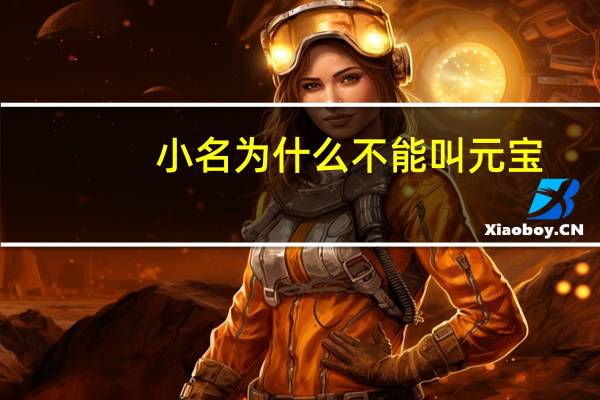 小名为什么不能叫元宝