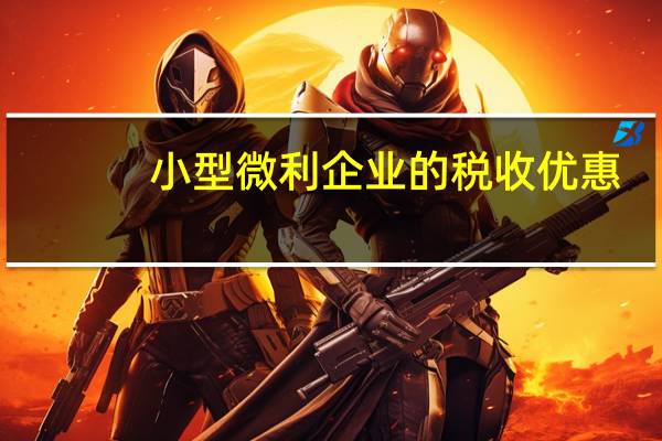小型微利企业的税收优惠