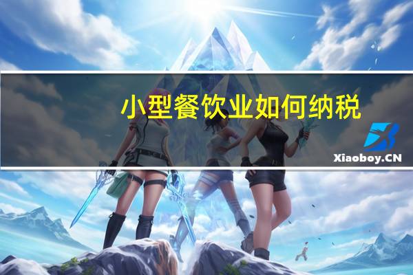 小型餐饮业如何纳税