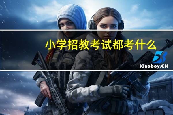 小学招教考试都考什么