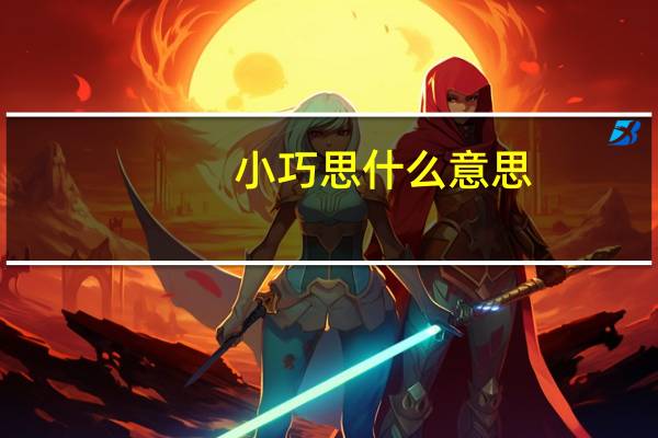小巧思什么意思