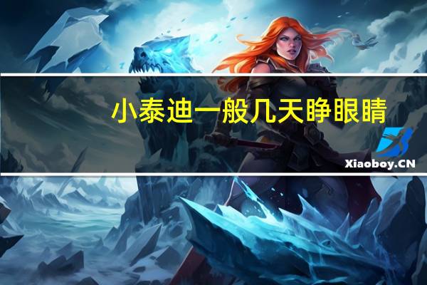 小泰迪一般几天睁眼睛