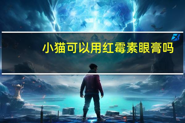 小猫可以用红霉素眼膏吗