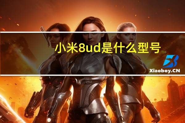 小米8ud是什么型号