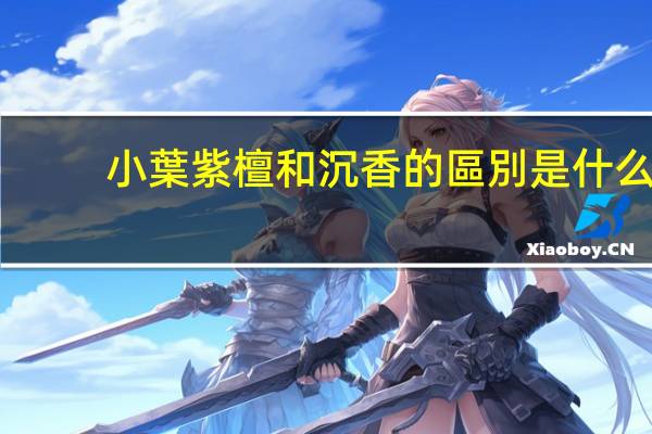 小葉紫檀和沉香的區別是什么