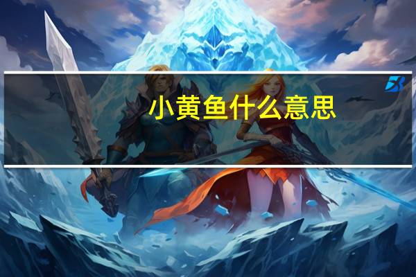 小黄鱼什么意思