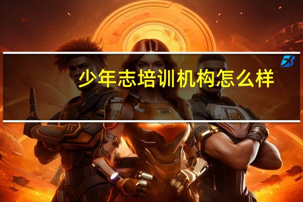 少年志培训机构怎么样
