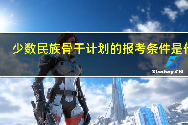 少数民族骨干计划的报考条件是什么?