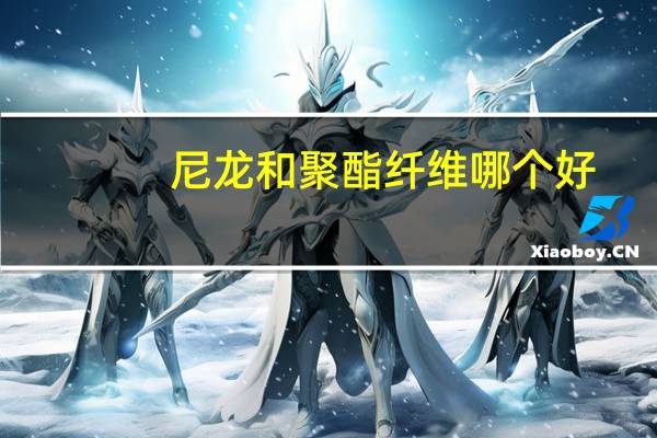 尼龙和聚酯纤维哪个好
