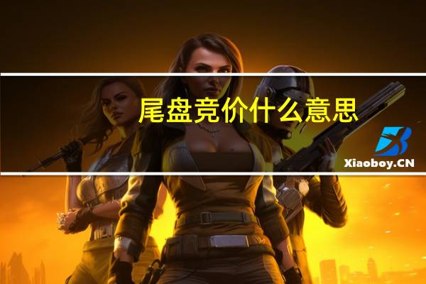 尾盘竞价什么意思
