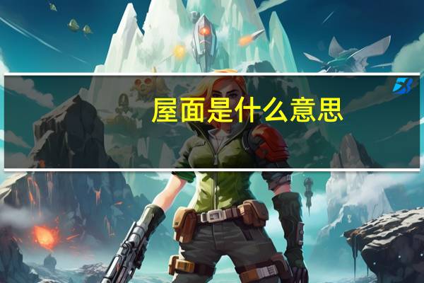 屋面是什么意思