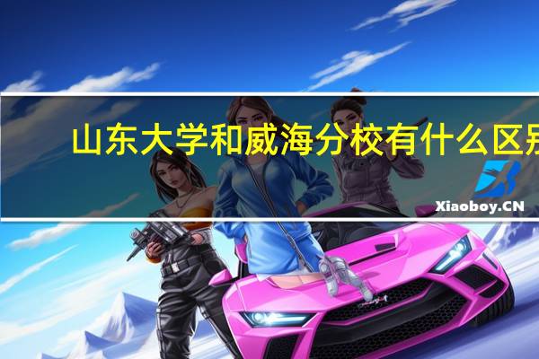 山东大学和威海分校有什么区别