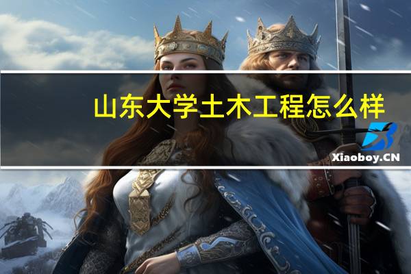 山东大学土木工程怎么样