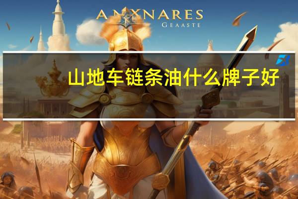 山地车链条油什么牌子好