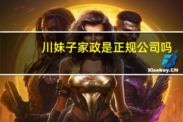 川妹子家政是正规公司吗
