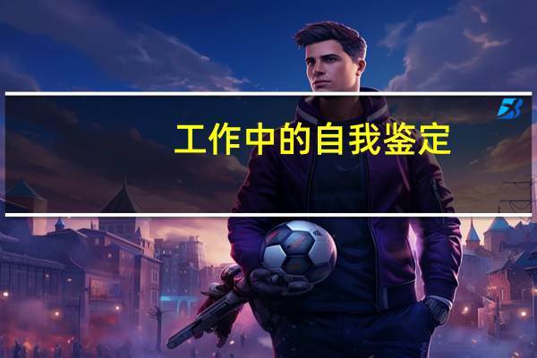 工作中的自我鉴定