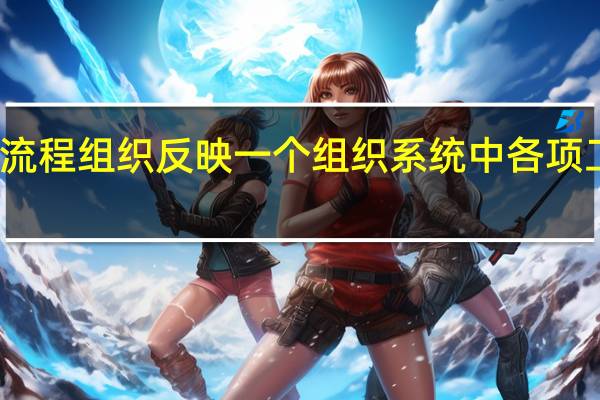 工作流程组织反映一个组织系统中各项工作之间的()关系。