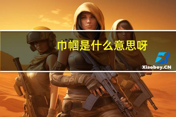 巾帼是什么意思呀
